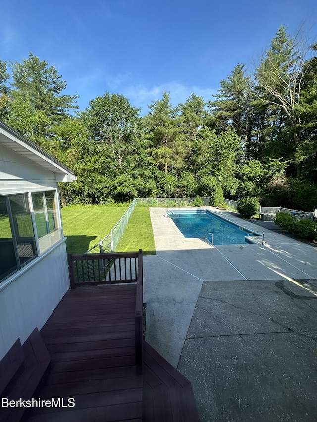 31 Autumn Dr, North Adams, MA 01247 - outdoor pool with a patio and a yard
