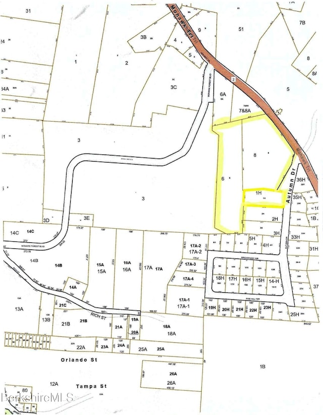 31 Autumn Dr, North Adams, MA 01247 - map of parcels