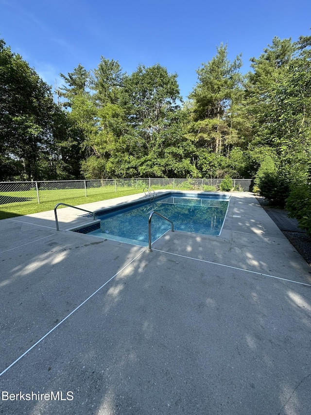 31 Autumn Dr, North Adams, MA 01247 - view of swimming pool with a patio