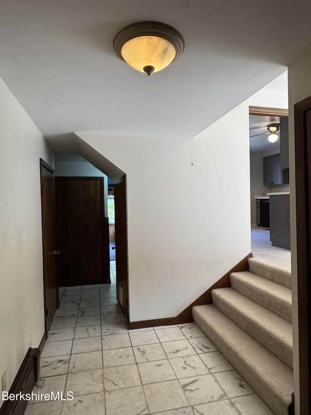 31 Autumn Dr, North Adams, MA 01247 - hall featuring baseboards and light marble finish flooring
