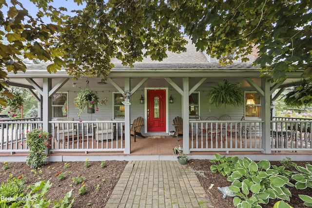 135 E St, Lee, MA 01238 - view of front facade with a porch and roof with shingles