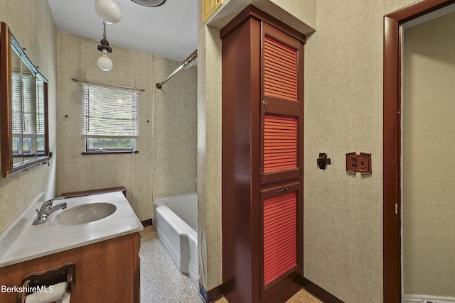 34-36 Crandall St, Adams, MA 01220 - full bath featuring vanity and shower / bathtub combination