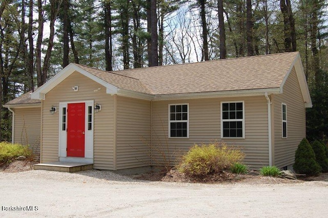 view of ranch-style house