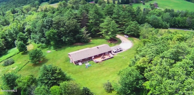 805 Savoy Rd, Cheshire, MA 01225 - aerial overview of property's location with a heavily wooded area