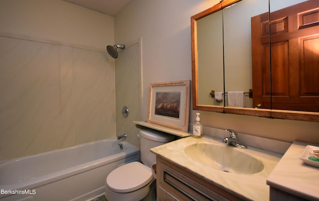 131 Wilshire Dr, Cheshire, MA 01225 - full bath with vanity, toilet, and shower / washtub combination