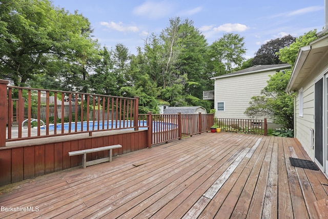 127 Gamwell Ave, Pittsfield, MA 01201 - deck with an outdoor pool