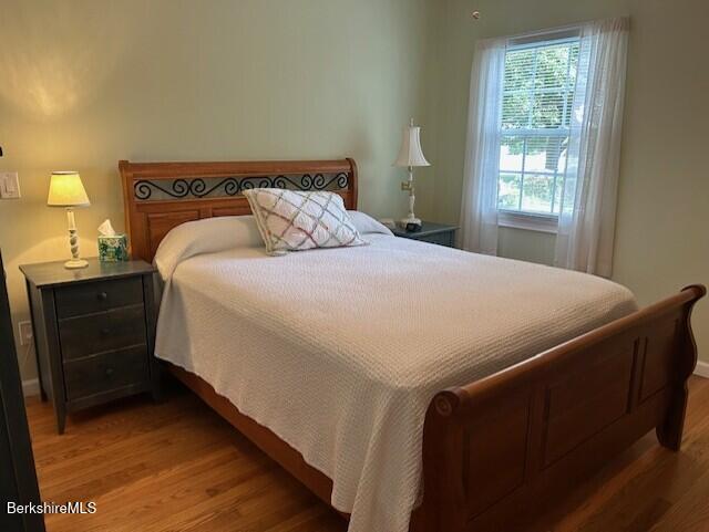 62 Maple Grove Dr, Pittsfield, MA 01201 - bedroom featuring light wood-type flooring and baseboards