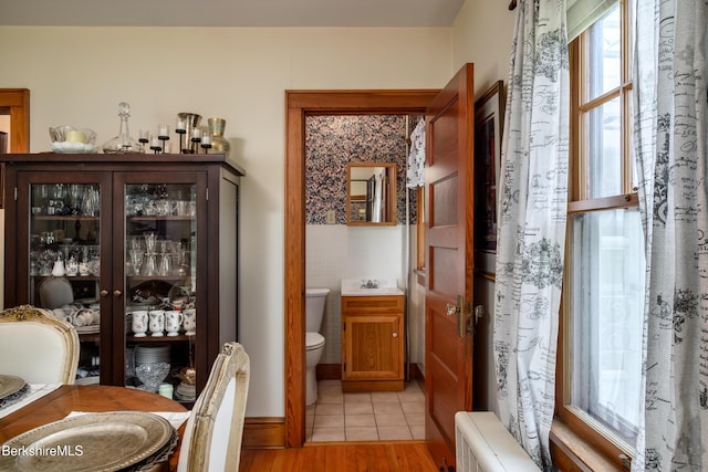 82 Maple St, Adams, MA 01220 - full bathroom featuring vanity and wood finished floors