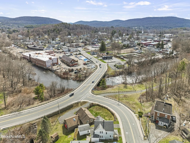20 Summer St, Lee, MA 01238 - bird's eye view featuring a mountain view
