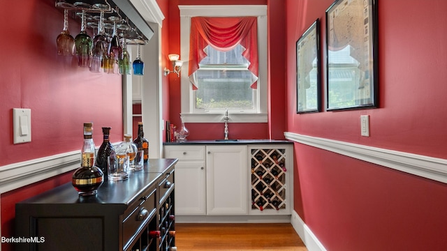 2 Melrose St, Adams, MA 01220 - indoor dry bar featuring light wood-type flooring