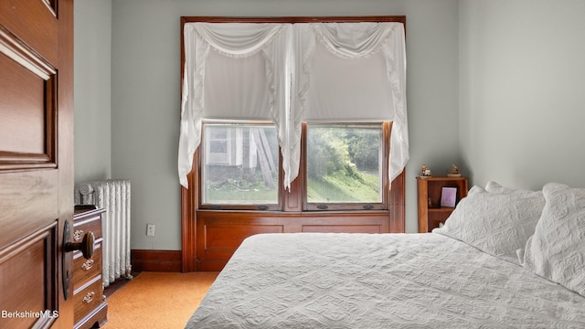 2 Melrose St, Adams, MA 01220 - carpeted bedroom with radiator heating unit