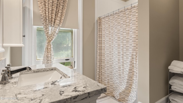 2 Melrose St, Adams, MA 01220 - full bathroom with vanity and a shower with curtain