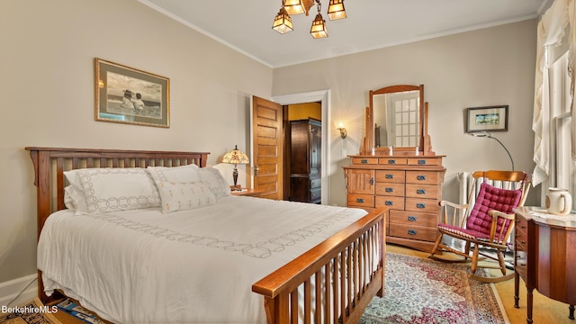 2 Melrose St, Adams, MA 01220 - bedroom featuring crown molding and baseboards