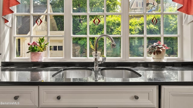 2 Melrose St, Adams, MA 01220 - kitchen view of dark countertops and white cabinets