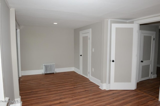 26 Davis St, Pittsfield, MA 01201 - unfurnished room with radiator heating unit, wood finished floors, and baseboards