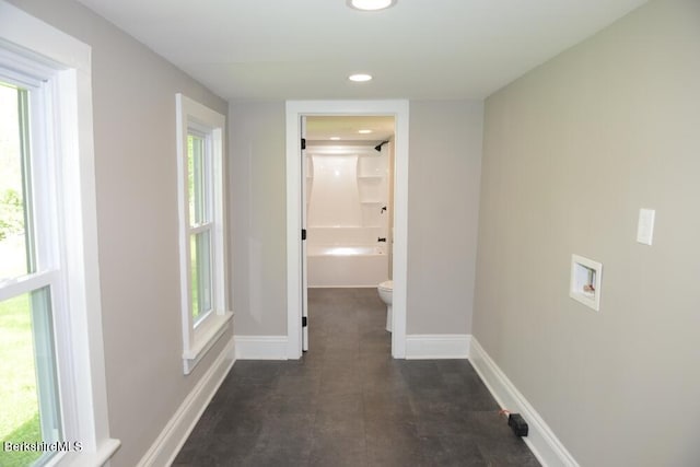 26 Davis St, Pittsfield, MA 01201 - hallway featuring baseboards and recessed lighting