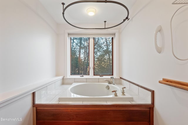 bathroom with a bathtub