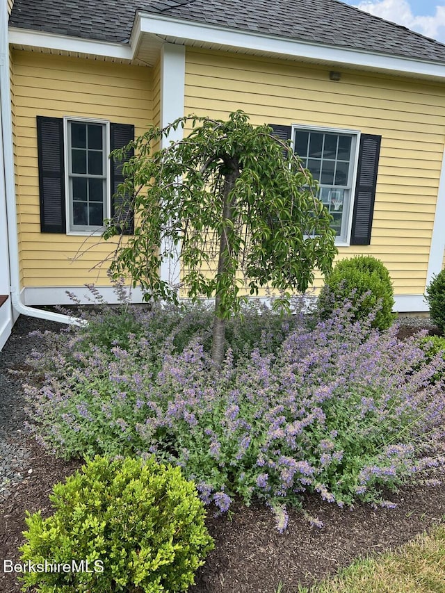 121 E Dugway Rd, Lenox, MA 01240 - view of side of home with a shingled roof