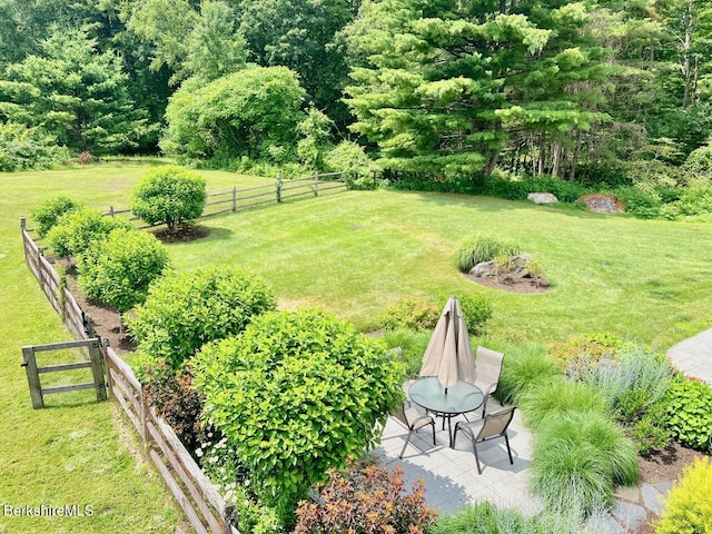121 E Dugway Rd, Lenox, MA 01240 - view of yard featuring a patio area