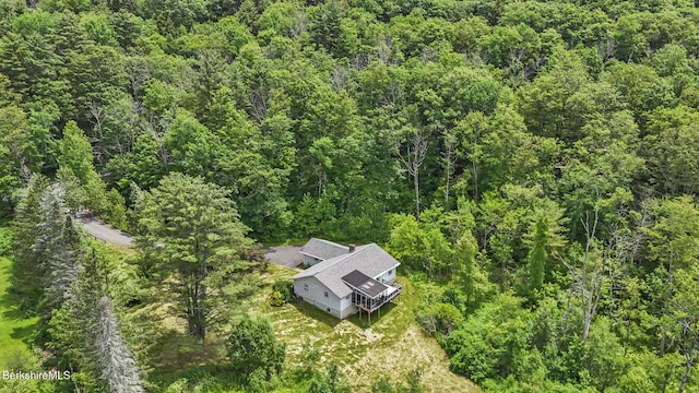 1310 Lenox Rd, Richmond, MA 01254 - view of subject property with a heavily wooded area