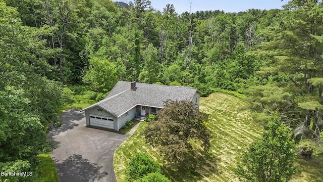 1310 Lenox Rd, Richmond, MA 01254 - view of subject property with a forest