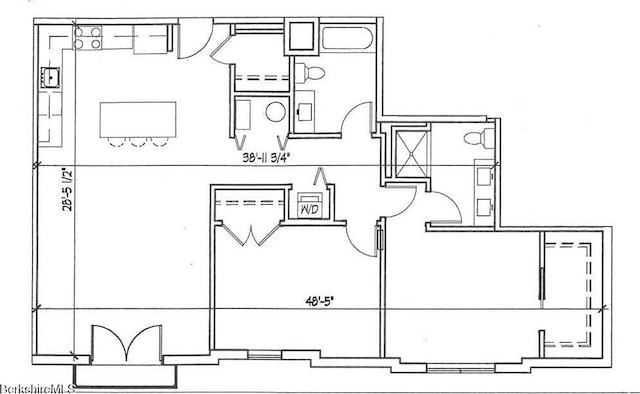 34 Bridge St Unit 201, Great Barrington, MA 01230 - view of home floor plan