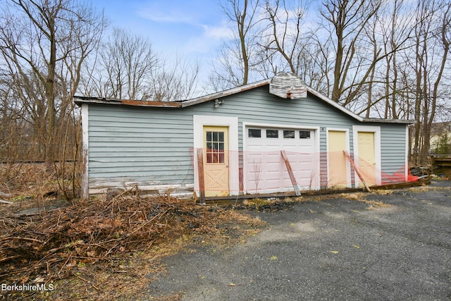 111 Columbia St, Adams, MA 01220 - view of detached garage