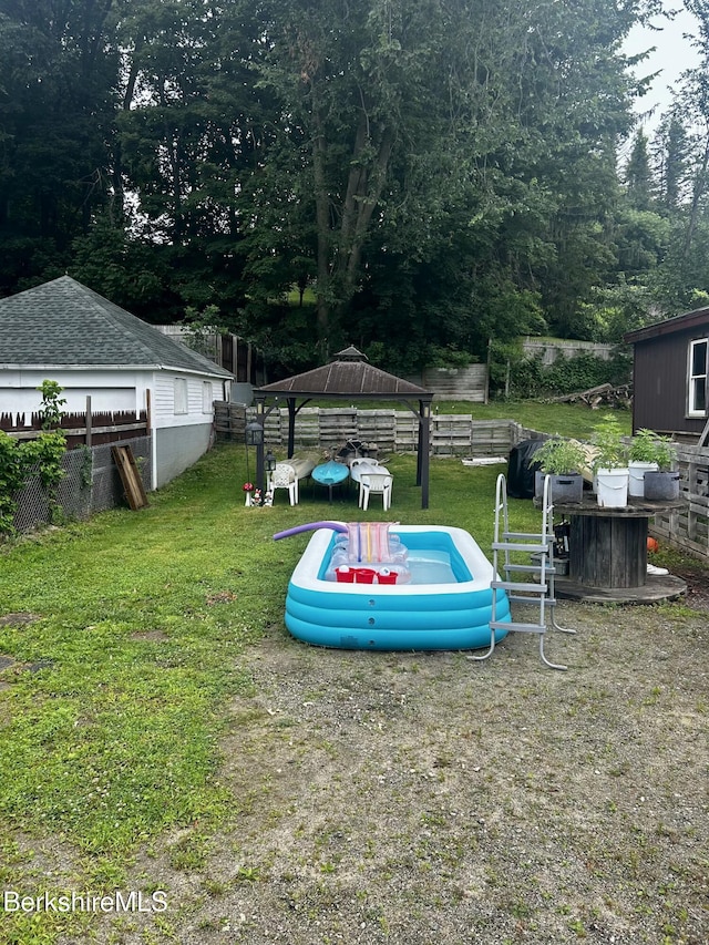 89-91 N Summer St, Adams, MA 01220 - view of yard with a gazebo