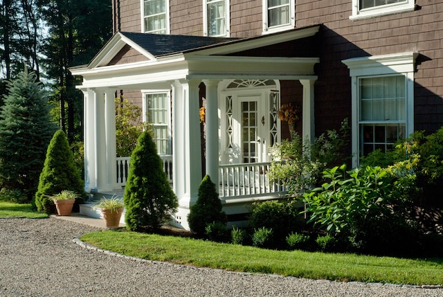 221 Bulkley St, Williamstown, MA 01267 - view of exterior entry with covered porch
