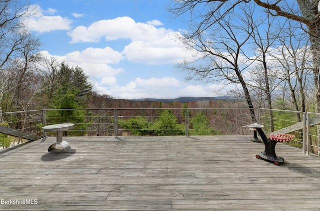 view of deck