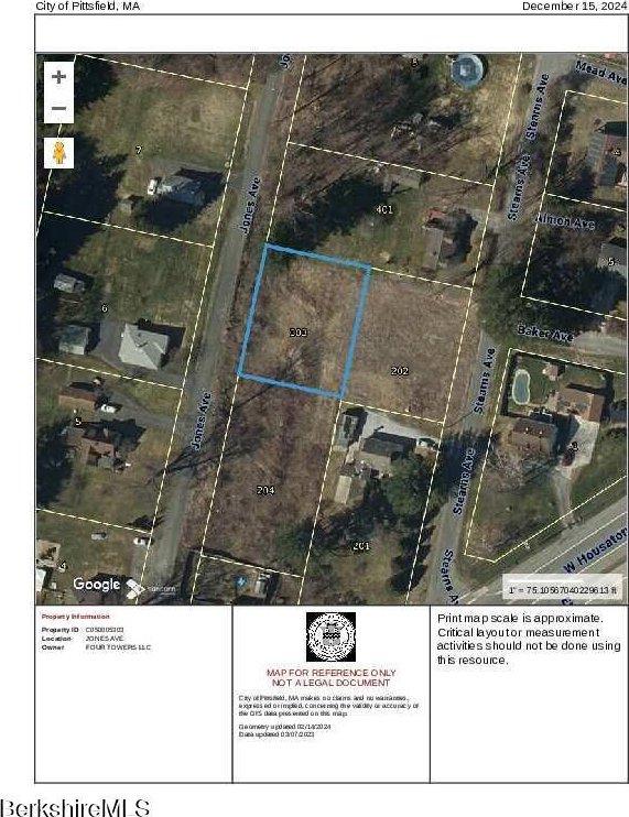 0 Jones Ave, Pittsfield MA, 01201 land for sale