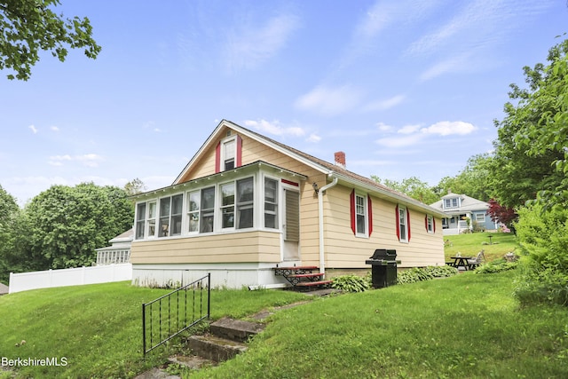 15 Summit Ave, Adams, MA 01220 - view of side of property featuring a chimney