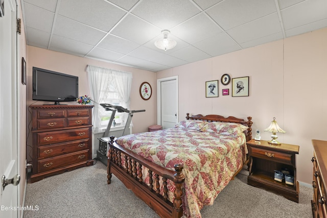 15 Summit Ave, Adams, MA 01220 - bedroom featuring carpet flooring and a drop ceiling