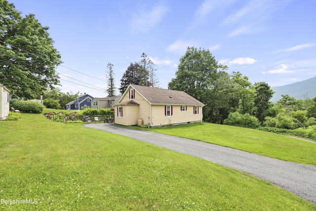 15 Summit Ave, Adams, MA 01220 - view of home's exterior featuring a lawn and a chimney