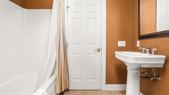 13 Taconic Ave, Lenox, MA 01240 - full bathroom with shower / bath combo and baseboards