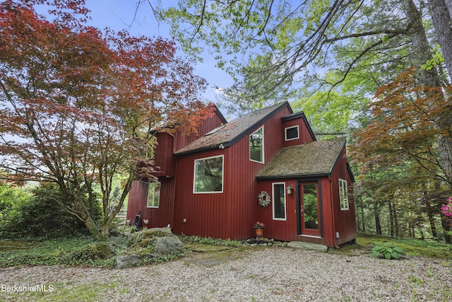 171 Lake Shore Dr, Otis, MA 01253 - view of front of property with a shingled roof
