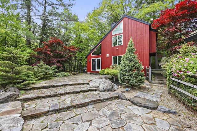 171 Lake Shore Dr, Otis, MA 01253 - rear view of property featuring a patio
