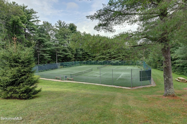 171 Lake Shore Dr, Otis, MA 01253 - view of tennis court