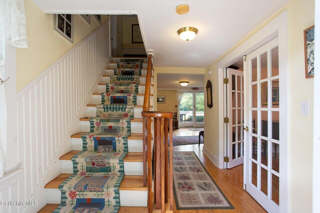 367 N Plain Rd, Great Barrington, MA 01236 - stairway with wood finished floors