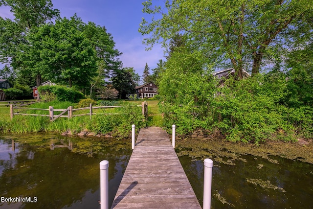 144 Shore Rd, Richmond, MA 01254 - dock area featuring a water view