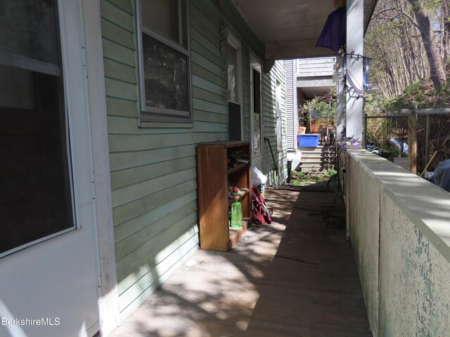 164-166 Houghton St, North Adams, MA 01247 - view of home's exterior with a porch