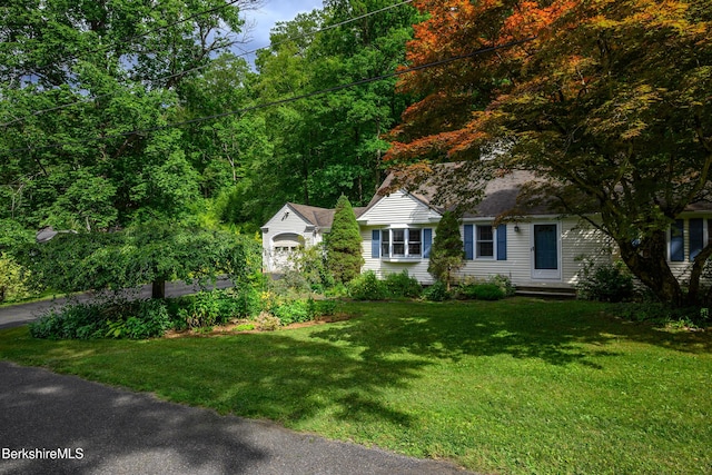 160 Marion Ave, North Adams, MA 01247 - view of front of property with a front yard