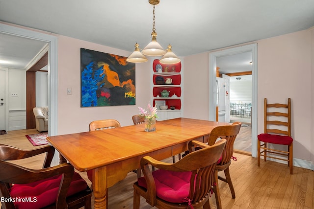 160 Marion Ave, North Adams, MA 01247 - dining room with light wood-style flooring