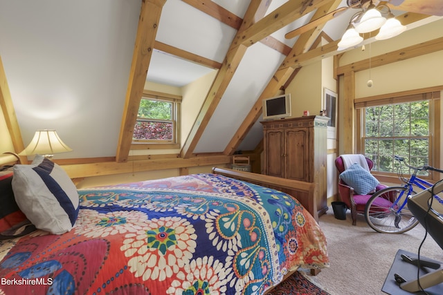 169 Jacobs Hollow Rd, Becket, MA 01223 - bedroom featuring carpet and a ceiling fan