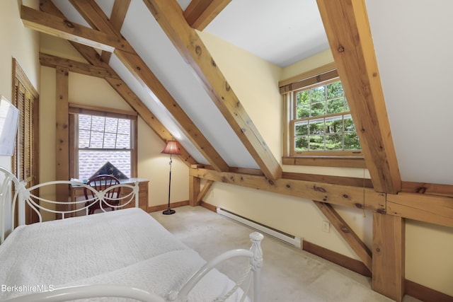 169 Jacobs Hollow Rd, Becket, MA 01223 - bedroom featuring baseboard heating and baseboards