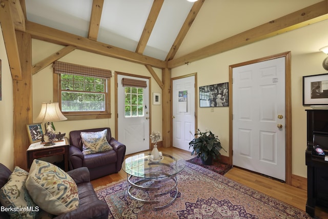 169 Jacobs Hollow Rd, Becket, MA 01223 - living area with wood finished floors