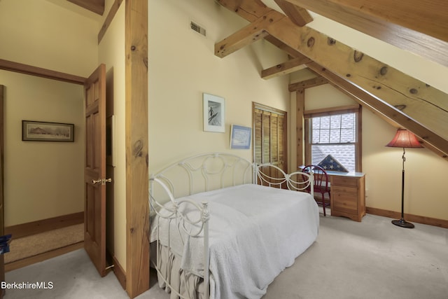 169 Jacobs Hollow Rd, Becket, MA 01223 - carpeted bedroom with baseboards