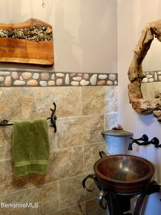 bathroom with a sink