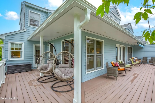 1136 Barker Rd Unit 65, Pittsfield, MA 01201 - view of wooden deck