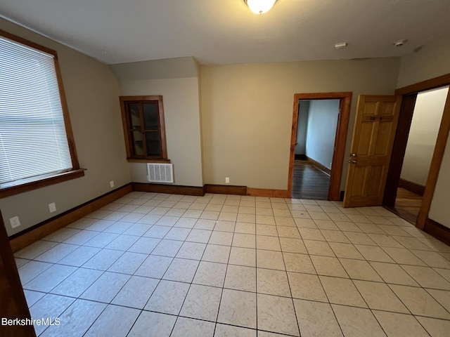 view of tiled empty room